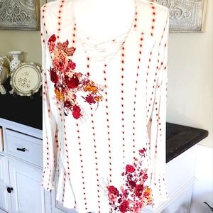 Womans Spring Buckle Brand Blousr size small